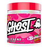 GHOST Legend Pre-entrenamiento, sabor fresa burbujeante, energía y enfoque para entrenamientos intensos