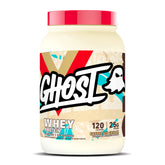 GHOST Proteína de Suero Café Helado en empaque, ideal para entrenamientos y rutina diaria