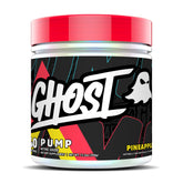 GHOST Pump con óxido nítrico para bombeo, sabor piña y 40 porciones.