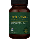 Botella de Latero-Flora de Global Healing Center para apoyar la salud intestinal.