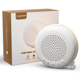 Glocusent máquina de sonidos para bebé portátil en uso, ayuda a dormir