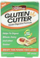 Gluten Cutter, paquete de tres cajas con cápsulas para apoyar la digestión.