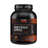 GNC AMP Wheybolic Ripped en lata Chocolate Fudge para apoyo nutricional tras entrenar