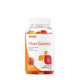 GNC gomitas de fibra 6 g con mezcla de frutas para apoyo digestivo suave.