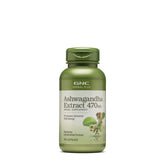 GNC Herbal Plus Ashwagandha en botella de 470 mg para bienestar diario.