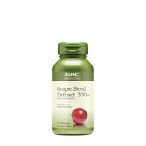 GNC Herbal Plus extracto de semilla de uva 300 mg: cápsulas para apoyo antioxidante diario.