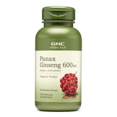 GNC Herbal Plus Panax Ginseng 600 mg, cápsulas para apoyo diario de vitalidad