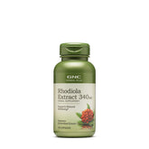 GNC Extracto de Rhodiola 340 mg en botella para apoyo al bienestar natural.