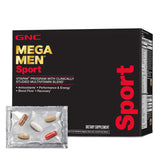GNC Mega Men Sport Vitapak, frente del empaque, ideal para identificar la nutrición completa para energía diaria