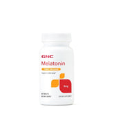 GNC Melatonina 3 mg – frente; posible descanso más estable.