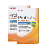 GNC Probiotic Complex frasco de cápsulas para soporte diario digestivo
