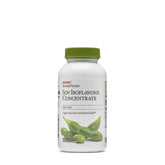 GNC SuperFoods Soy Isoflavone Concentrate, botella frontal, apoyo a la salud ósea.