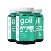 Goli Pre+Post+Probiotics Gomitas: empaque listo para consumo diario