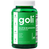 Goli Supergreens con extracto de alcachofa para apoyo digestivo.