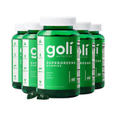 Goli Supergreens con extracto de alcachofa para digestión suave y bienestar