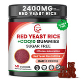 GORNVB gomitas arroz rojo con CoQ10, textura suave para consumo diario