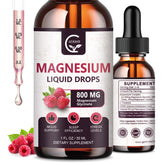 GORNVB gotas magnesio glicinato 1000 mg sabor frambuesa para uso diario