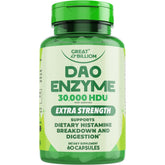 GREAT BILLIOM DAO Enzyme: botella visible para apoyo digestivo diario.