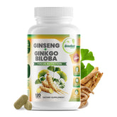 GreeNatr tabletas ginko-biloba-panax-ginseng: apoyo para memoria y concentración durante el estudio