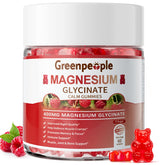 GREENPEOPLE gomitas magnesio frambuesa - bote: soporte diario para relajación y sueño