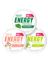 GRINDS Bolsas de energía; empaque frontal para energía rápida