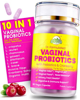 GulpGrove probióticos vaginales en botella para uso diario y equilibrio del pH.