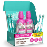 GuruNanda enjuague bucal anticaries menta 16 oz: frescura diaria y cuidado del esmalte.