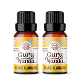 GuruNanda Ylang Ylang aceite en bote ámbar para aromaterapia y difusor