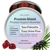 Gomitas Habit + Habitat Prostate Shield con sabor frambuesa-granada para uso diario