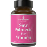Hair Thickness Maximizer Saw Palmetto: botella para uso diario y cuidado capilar