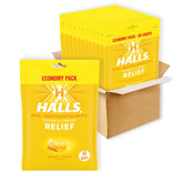 HALLS Relief miel limón en empaque para llevar