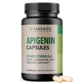 HAVASU NUTRITION Apigenina 50 mg - botella para relajación nocturna.