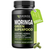HAVASU NUTRITION Moringa cápsulas 800 mg para energía diaria