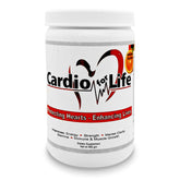 Health Guardian Cardio para la Vida polvo frasco frente, apoyo diario para la salud cardiovascular.