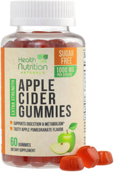 Health Nutrition Naturals gominolas vinagre de manzana 1000 mg lista para uso diario