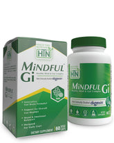 Health Thru Nutrition Mindful GI caja del producto para apoyo digestivo y bienestar.