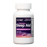 HealthA2Z Sleep Aid cápsulas suaves con difenhidramina 25 mg para conciliar el sueño