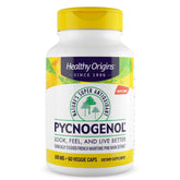 Healthy Origins Pycnogenol 100 mg, botella visible, posible apoyo al bienestar diario