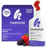 HealthyCell Bioactive multivitamínico líquido en gel para nutrición diaria.