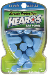 Hearos Xtreme Protection: tapones auditivos en estuche de tres pares para bloqueo de ruido intenso