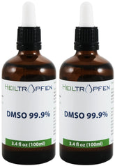 Heiltropfen DMSO, botellas de 100 ml, dosificación precisa con cuentagotas.