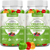 Hemyum Creatine Monohydrate Gummies en botella para uso diario y entrenamiento