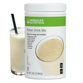 Herbalife Mezcla de Proteína vainilla en bote 840 g, snack nutritivo.