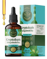 Herbamama tintura Cryptolepis en botella, apoyo inmunitario diario suave.