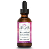 HERITAGE STORE Atomidine, botella con gota de 450 mcg, yodo biodisponible.
