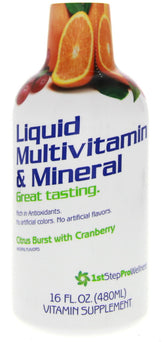 High Performance 1st Step Pro-Wellness, botella citrica-amarilla para consumo diario.