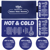 Hilph pack de hielo reutilizable de 6 piezas para uso versátil en el cuerpo.