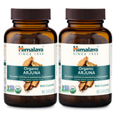 Botella de Himalaya Arjuna con cápsulas para uso diario de bienestar cardiovascular.