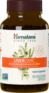 Himalaya LiverCare en bote de cápsulas, apoyo diario al hígado