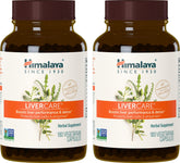 Himalaya LiverCare: botella de cápsulas para apoyo diario al hígado.